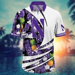 Northwestern Wildcats NCAA Flower Hawaii Shirt For Fans Ver 7