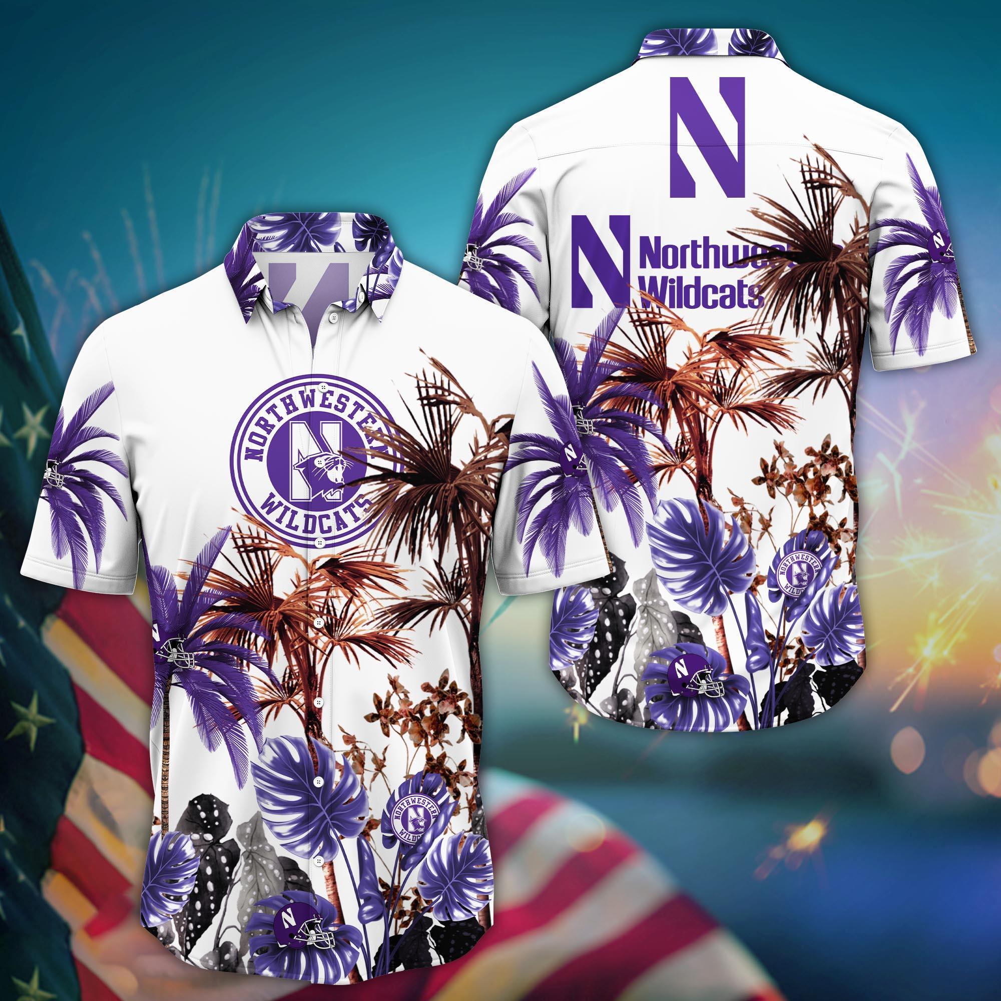 Northwestern Wildcats NCAA Hawaii Shirt For Fans Ver 1