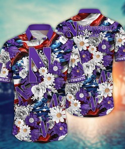 Northwestern Wildcats NCAA Hawaii Shirt Ver 3