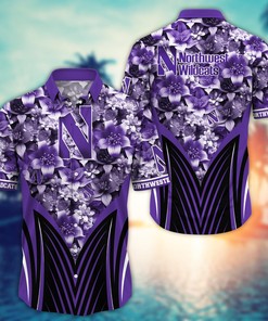 Northwestern Wildcats NCAA Hawaiian Shirt, Aloha Shirt Ver 1