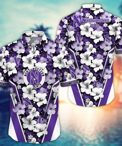 Northwestern Wildcats NCAA Hawaiian Shirt, Aloha Shirt Ver 2