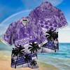 Northwestern Wildcats NCAA Palm Tree Pattern Hawaii Shirt For Sports Fans