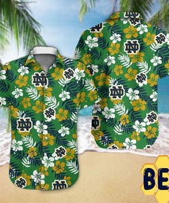 Notre Dame Fighting Irish Football Hawaiian Shirt for Men and Women Fans