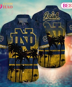 Notre Dame Fighting Irish Hawaiian Shirt And Shorts, Hot Trending Summer Style 
