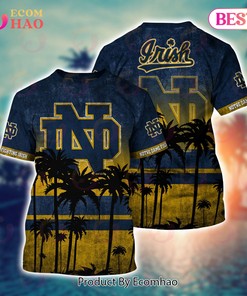 Notre Dame Fighting Irish Hawaiian Shirt And Shorts, Hot Trending Summer Style