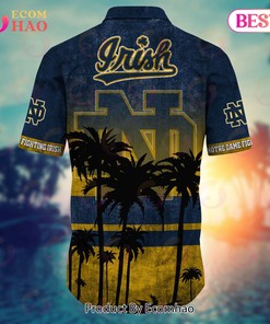 Notre Dame Fighting Irish Hawaiian Shirt And Shorts, Hot Trending Summer Style