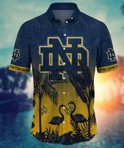 Notre Dame Fighting Irish NCAA Flower Hawaii Shirt For Fans Ver 10
