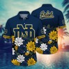 Notre Dame Fighting Irish NCAA Flower Hawaii Shirt For Fans Ver 12
