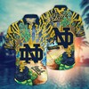 Notre Dame Fighting Irish NCAA Flower Hawaii Shirt For Fans Ver 2