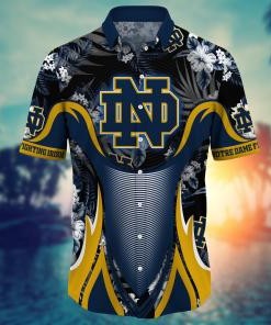 Notre Dame Fighting Irish NCAA Flower Hawaii Shirt For Fans Ver 23