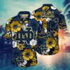 Notre Dame Fighting Irish NCAA Flower Hawaii Shirt For Fans Ver 28