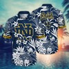 Notre Dame Fighting Irish NCAA Flower Hawaii Shirt For Fans Ver 29