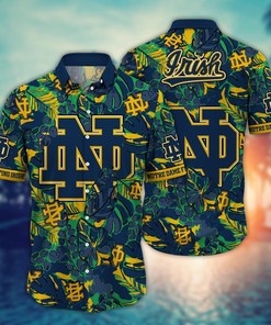 Notre Dame Fighting Irish NCAA Flower Hawaii Shirt For Fans Ver 30