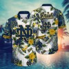 Notre Dame Fighting Irish NCAA Flower Hawaii Shirt For Fans Ver 31