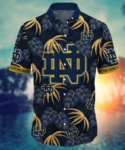 Notre Dame Fighting Irish NCAA Flower Hawaii Shirt For Fans Ver 33