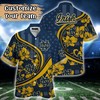 Notre Dame Fighting Irish NCAA US Flag Flower Hawaii Shirt For Fans