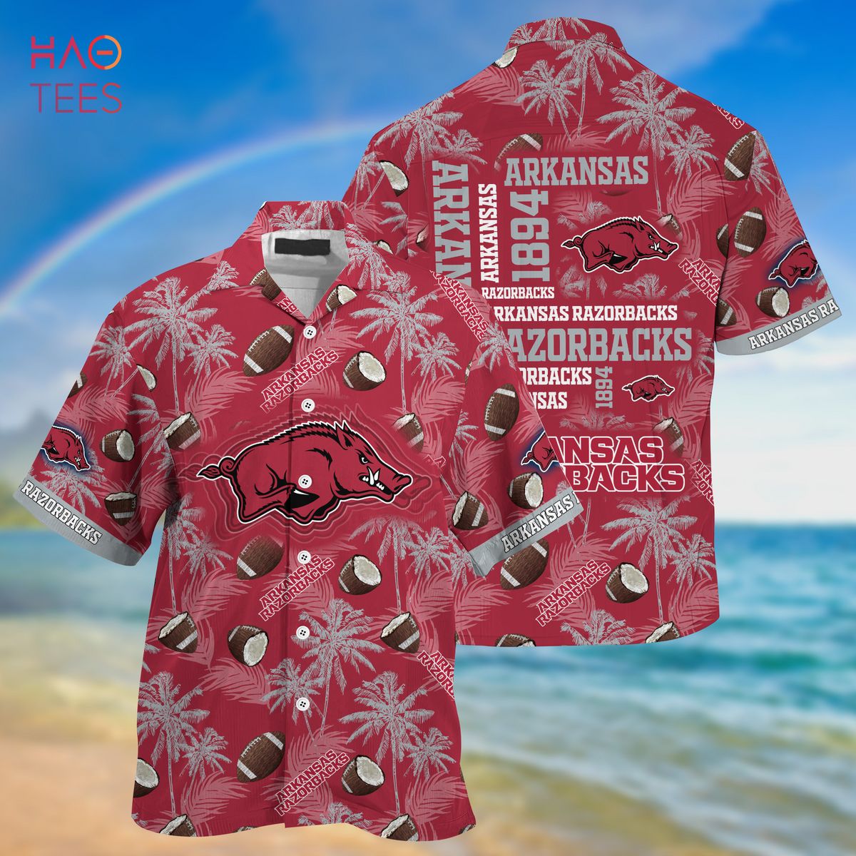 Official Arkansas Razorbacks Hawaiian Shirt - New Gift for Summer