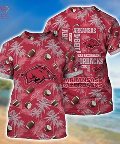 Official Arkansas Razorbacks Hawaiian Shirt - New Gift for Summer