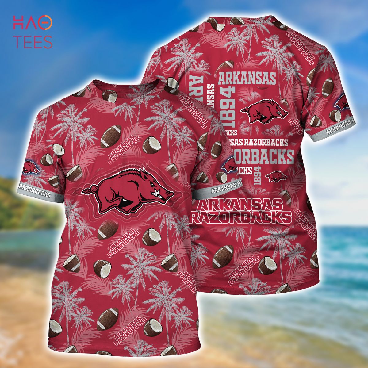 Official Arkansas Razorbacks Hawaiian Shirt - New Gift for Summer