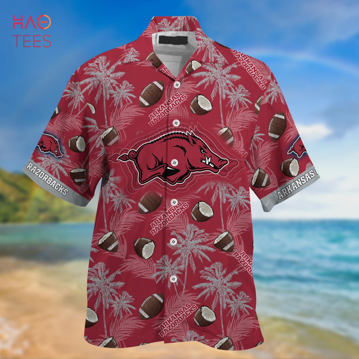 Official Arkansas Razorbacks Hawaiian Shirt - New Gift for Summer