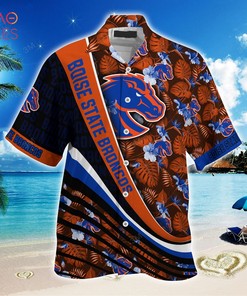 Official Boise State Broncos Summer Hawaiian Shirt - Perfect for Fans