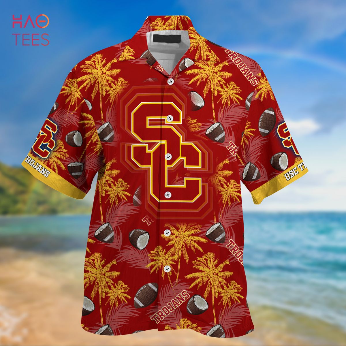 Official USC Trojans Hawaiian Shirt - New Gift for Summer