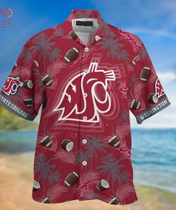 Official Washington State Cougars Hawaiian Shirt - New Gift for Summer