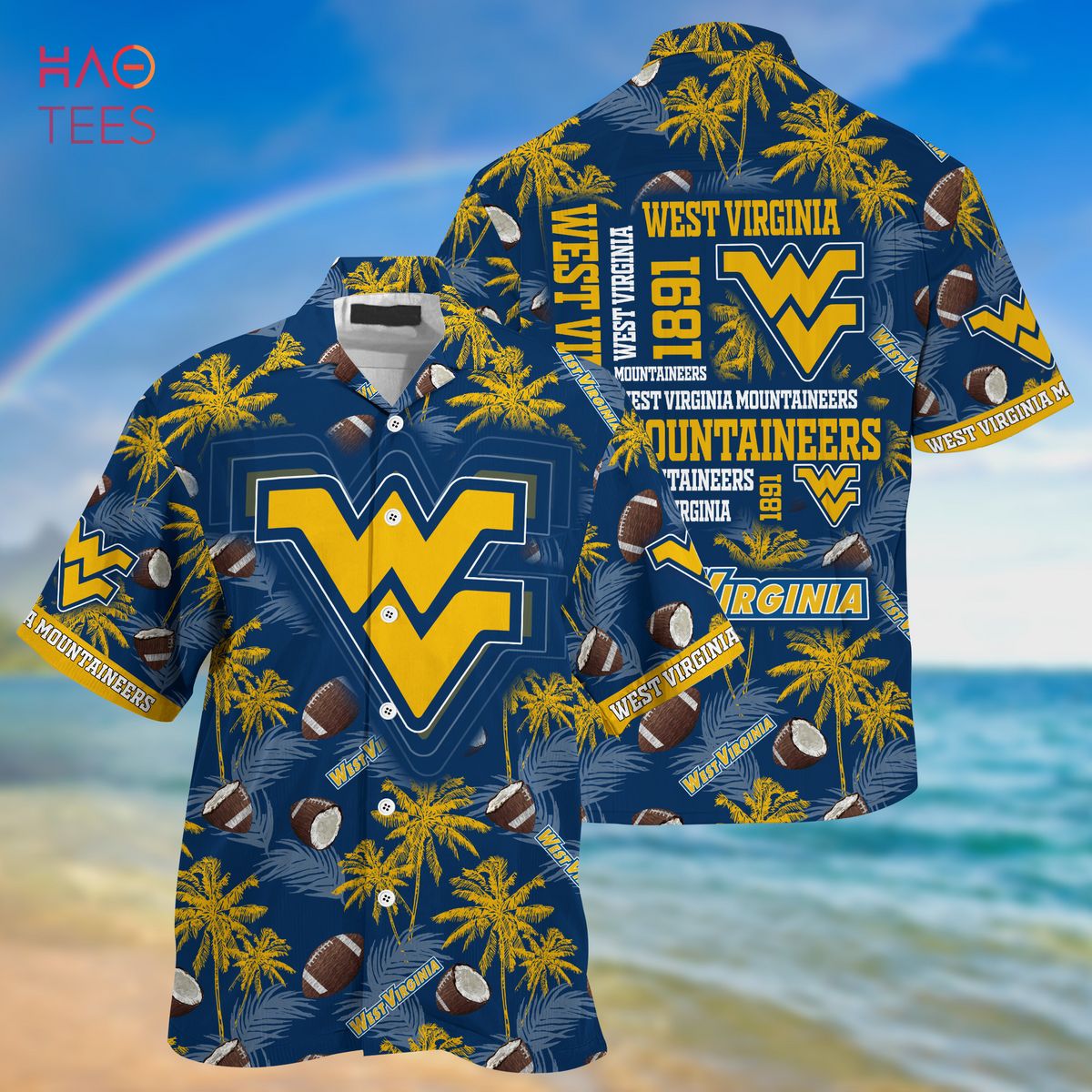 Official West Virginia Mountaineers Hawaiian Shirt - New Gift for Summer