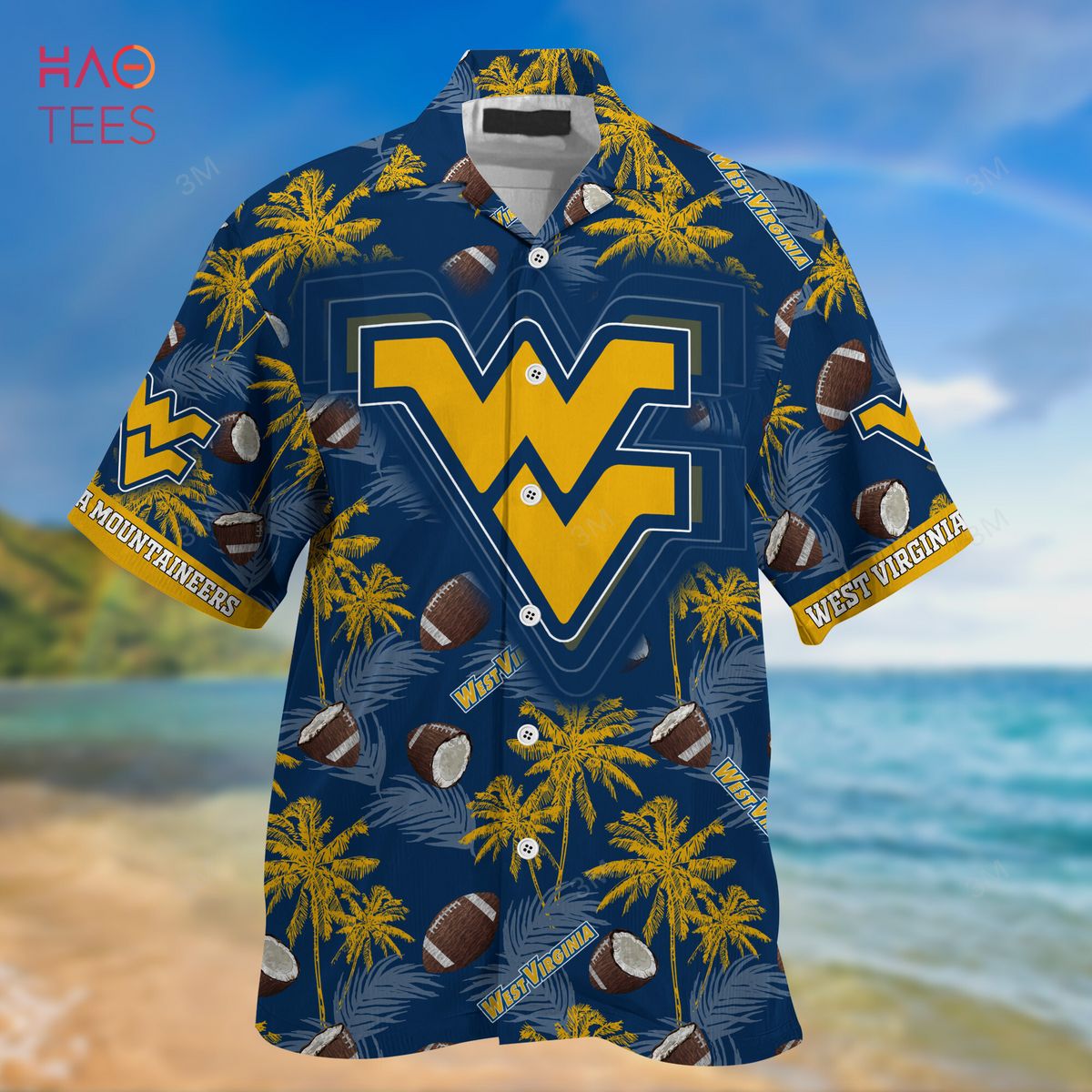 Official West Virginia Mountaineers Hawaiian Shirt - New Gift for Summer