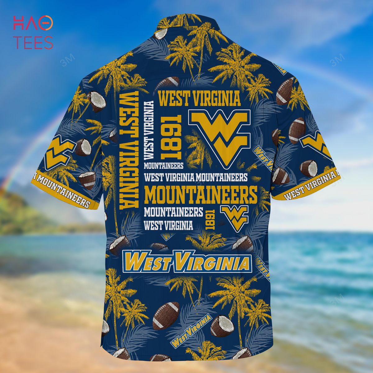 Official West Virginia Mountaineers Hawaiian Shirt - New Gift for Summer