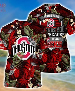 Ohio State Buckeyes Hawaiian Shirt And Shorts For Summer, Tropical Patterns For Fans
