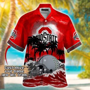 Ohio State Buckeyes NCAA Best Hawaiian Shirt Ever- Customize Any Team Any League