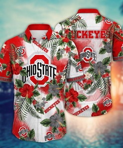 Ohio State Buckeyes NCAA Flower Hawaii Shirt For Fans Ver 1