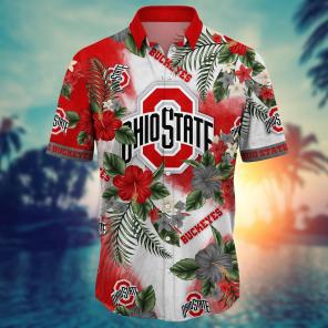 Ohio State Buckeyes NCAA Flower Hawaii Shirt For Fans Ver 1
