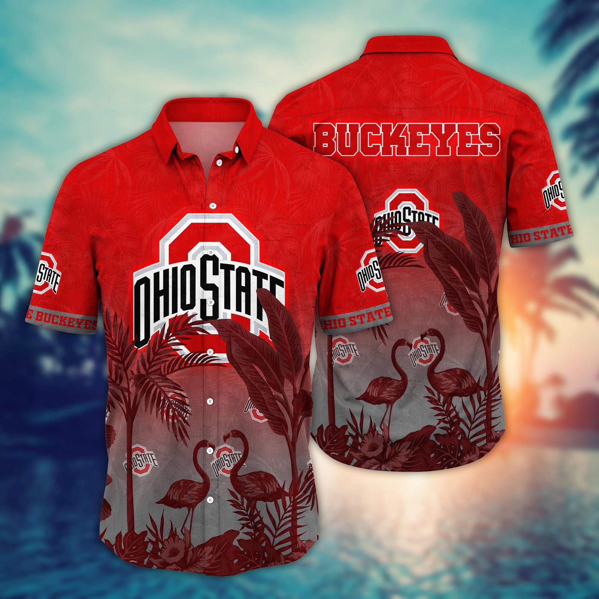 Ohio State Buckeyes NCAA Flower Hawaii Shirt For Fans Ver 11