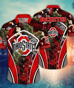 Ohio State Buckeyes NCAA Flower Hawaii Shirt For Fans Ver 17