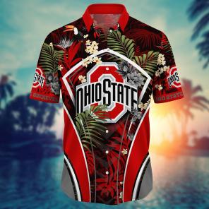 Ohio State Buckeyes NCAA Flower Hawaii Shirt For Fans Ver 17