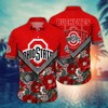 Ohio State Buckeyes NCAA Flower Hawaii Shirt For Fans Ver 19