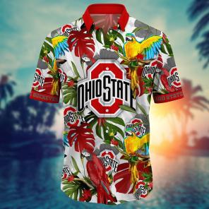Ohio State Buckeyes NCAA Flower Hawaii Shirt For Fans Ver 2