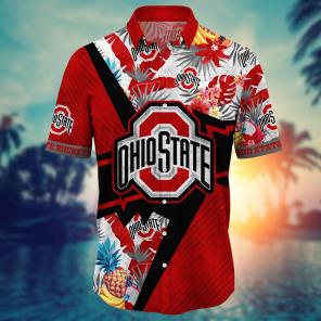 Ohio State Buckeyes NCAA Flower Hawaii Shirt For Fans Ver 22