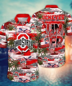Ohio State Buckeyes NCAA Flower Hawaii Shirt For Fans Ver 23