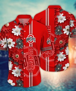 Ohio State Buckeyes NCAA Flower Hawaii Shirt For Fans Ver 27