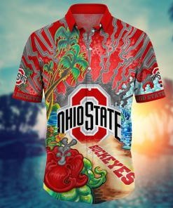 Ohio State Buckeyes NCAA Flower Hawaii Shirt For Fans Ver 3