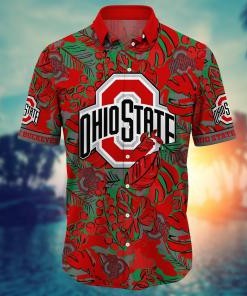 Ohio State Buckeyes NCAA Flower Hawaii Shirt For Fans Ver 33