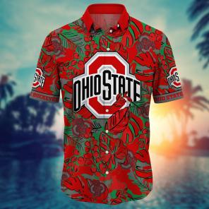Ohio State Buckeyes NCAA Flower Hawaii Shirt For Fans Ver 33