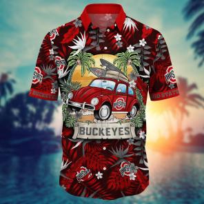 Ohio State Buckeyes NCAA Flower Hawaii Shirt For Fans Ver 34