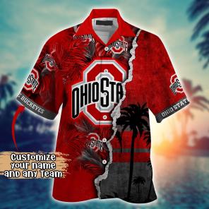 Ohio State Buckeyes NCAA Flower Hawaii Shirt For Fans Ver 35