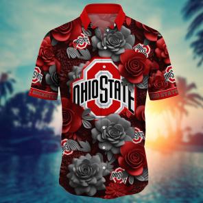 Ohio State Buckeyes NCAA Flower Hawaii Shirt For Fans Ver 37