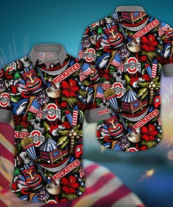 Ohio State Buckeyes NCAA Flower Hawaii Shirt For Fans Ver 5