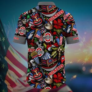 Ohio State Buckeyes NCAA Flower Hawaii Shirt For Fans Ver 5